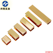厂家批发箱包配件金属包尾夹 包边侧夹皮带尾封边扣 锌合金包边条