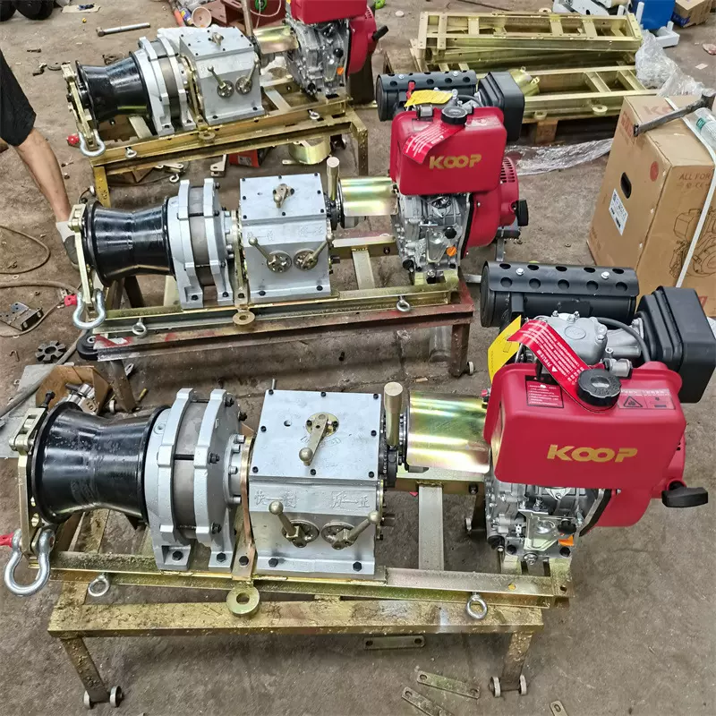 湘潭款绞磨机中冀长信雅马哈汽油柴油牵引机机械牵引设备电力工具