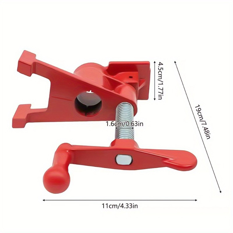1/2 "3/4" Abrazadera de tubería pesada Juego de abrazadera de tubería encolada de madera, accesorio de conexión de tablero de madera, herramientas manuales de carpintero