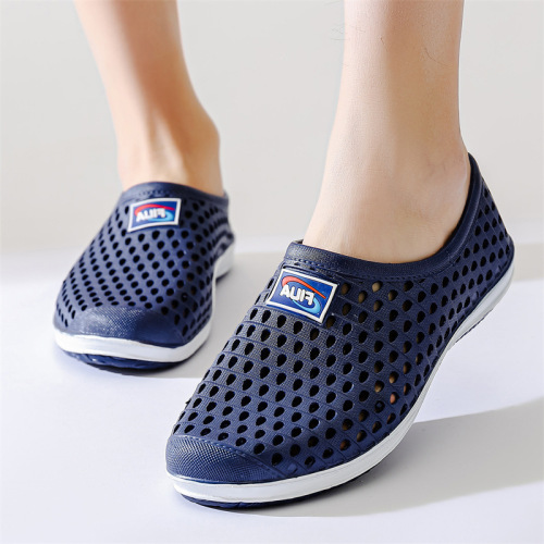 漂流旅游包头鞋洞洞鞋男鞋夏季新款透气软底拖鞋沙滩凉鞋女鞋