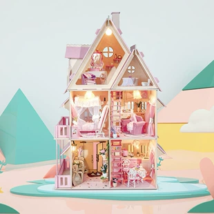 Конструктор кукольный дом «Принцесса» — много комнат, набор (Sweetheart Princess Room), подарок на день рождения