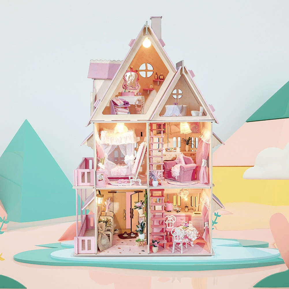 Конструктор кукольный дом «Принцесса» — много комнат, набор (Sweetheart Princess Room), подарок на день рождения