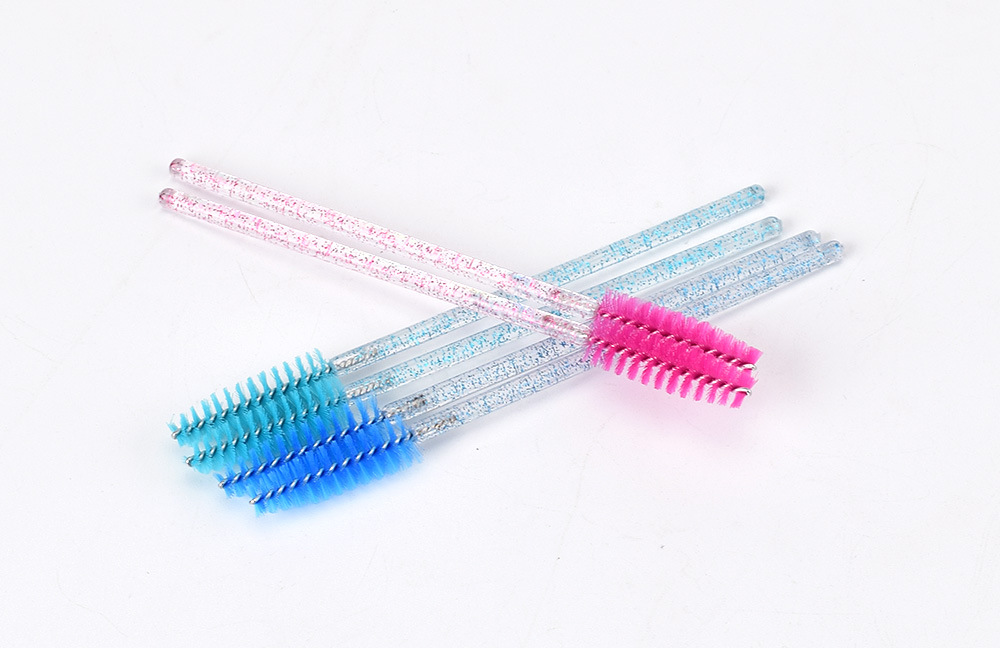 Simple Style Classic Style Nylon Crystal Crystal Handle Eyelash Brushes 1 Set display picture 2