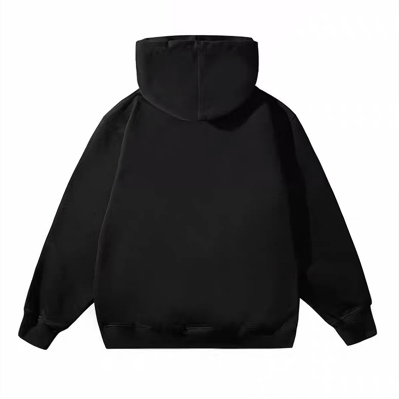 Sudadera con capucha holgada para hombre y mujer con estampado de pato salvaje de los años 20 hecha a mano, tendencia de invierno para parejas_voghion.com