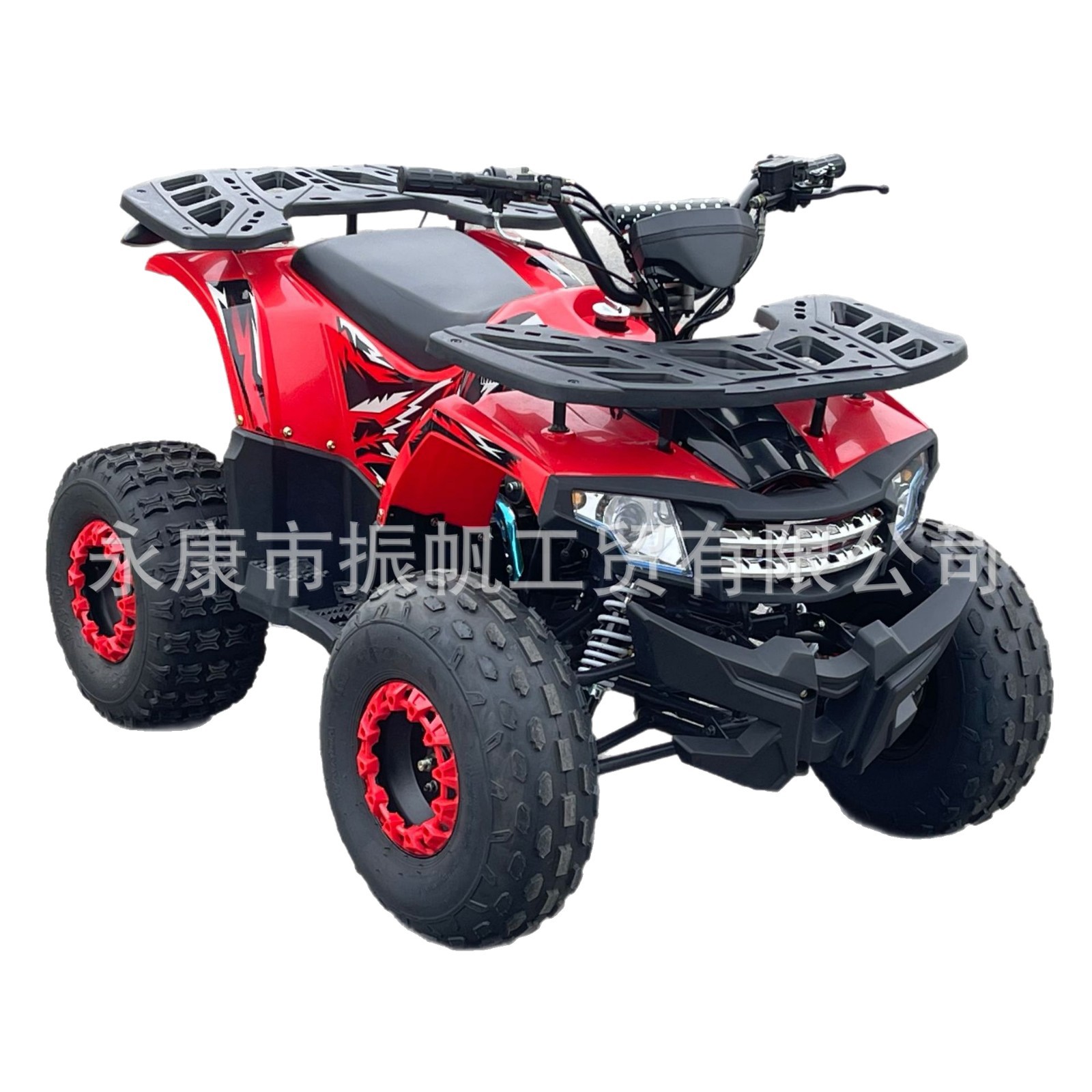 Cuatrimoto Todoterreno Eléctrica Little War God ATV, Cuatrimoto de Gasolina 125 para Adultos, Motocicleta de Montaña