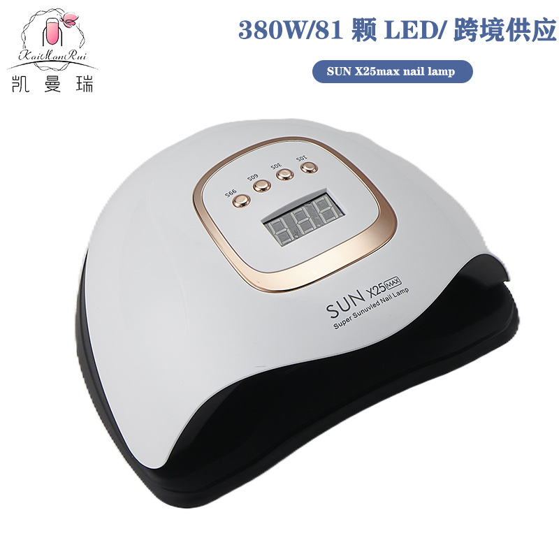 Lámpara de manicuras 81 lámpara de luz de alta potencia de gel de manicuras lámpara UV doble fuente de luz manicuras máquina de manicuras Amazon