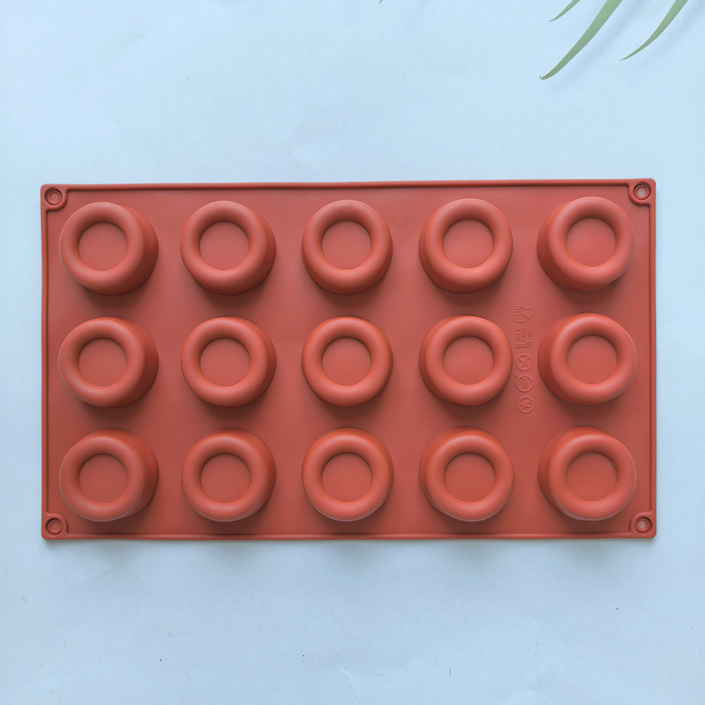 15 tapones 535 molde de silicona de chocolate DIY molde de decoración de galletas de pastel molde de pudín de hielo