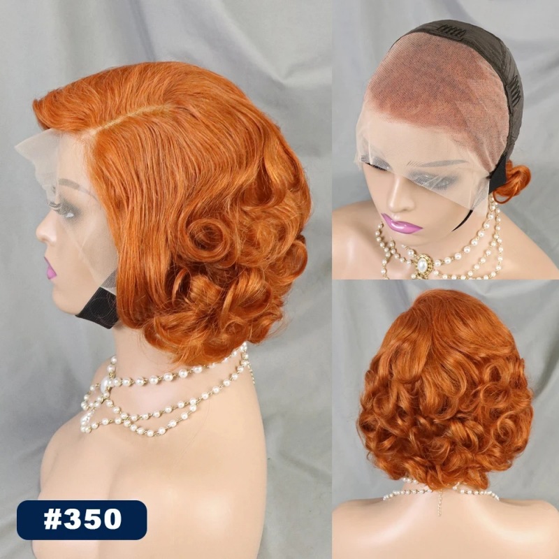 250g Weight Full Head Wigs Wig & Hair Extension Type Wigs Wig Accessories Short Curly Hair Wig Hairstyle Real Hair Hair Material Casual, Street Occasion Women's Gender Simple Style Style Women's Simple Style Casual Street Real Hair Short Curly Hair Wigs 15
