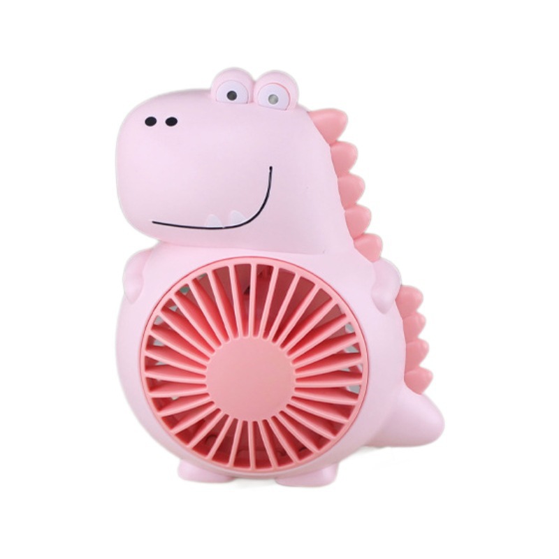 Mini-Ventilator mit Dinosaurier-Motiv, USB-aufladbar, leise und tragbar – ideal für Studentenwohnheime und mehr! Neue grenzüberschreitende Aktivitäten und Unterhaltung_voghion.com