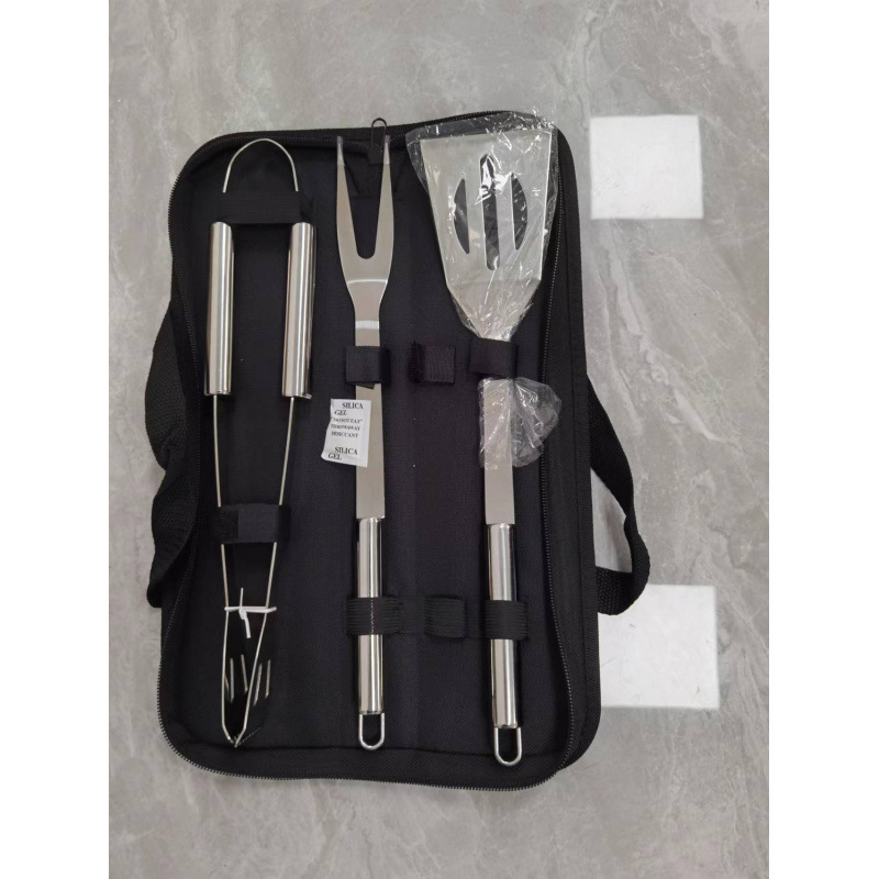 5 piezas de parrilla de acero inoxidable al aire libre parrilla de barbacoa portátil conjunto de herramientas de parrilla de parrilla