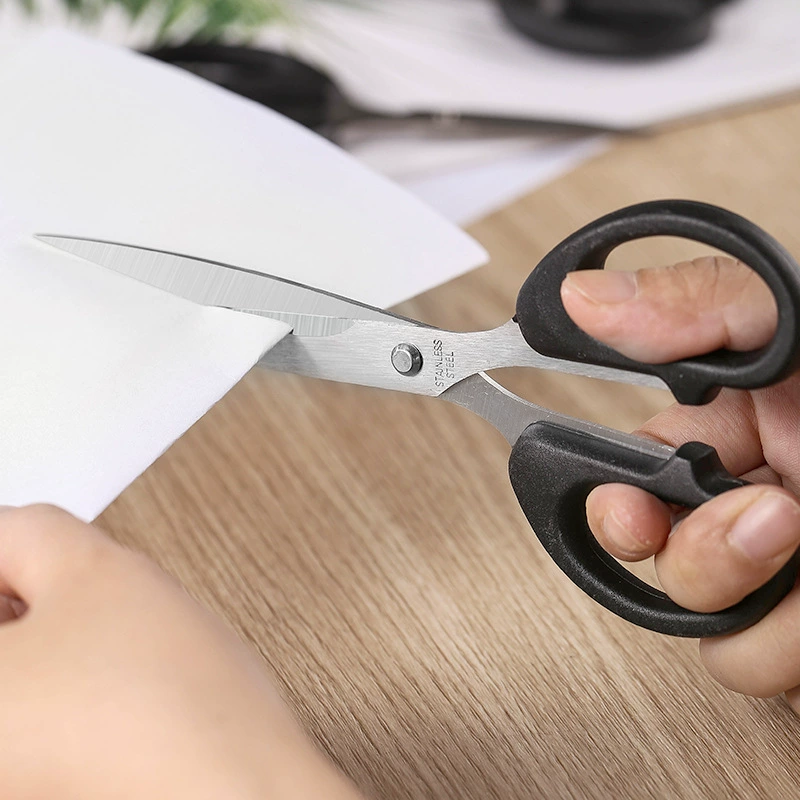 Scissors stainless steel for office, stationery, bangs, origami, handmade