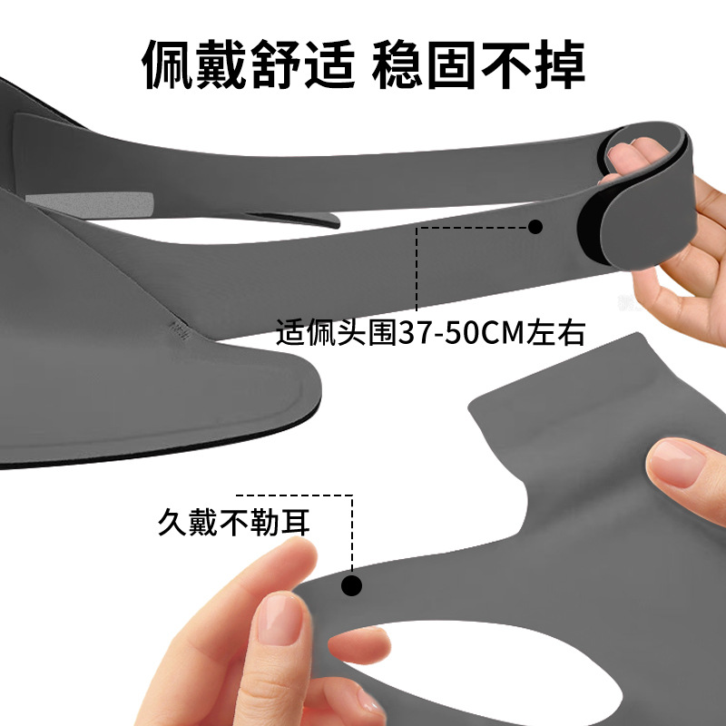 Protección solar de verano, protección UV, máscara facial completa, protección para el cuello tres en uno, protección para los ojos de seda de hielo transpirable, cara completa al aire libre