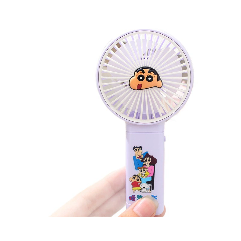 Crayons, handheld small cartoon air fan