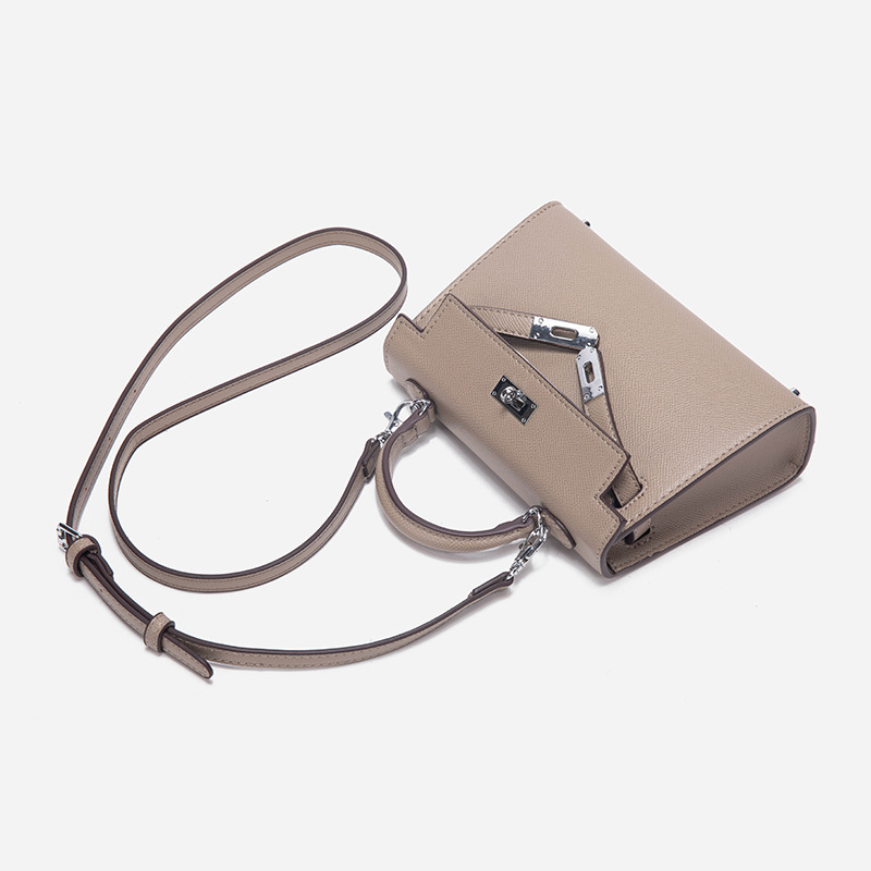 Bolsa de mensajero de hombro de las mujeres 2023 nueva textura Kelly bolsa mini cocodrilo patrón de alto grado de lujo ligero mujeres