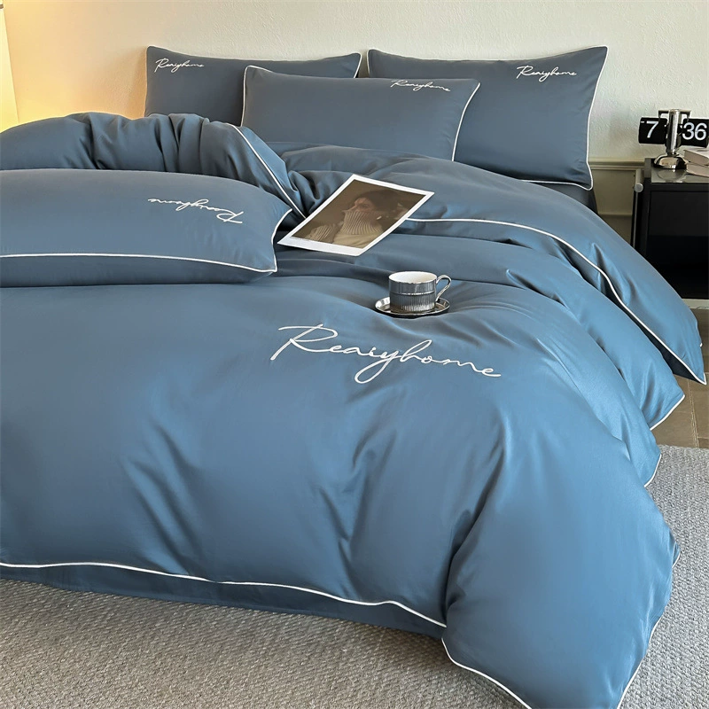 Set, bedspread, duvet for students, bedding, full set