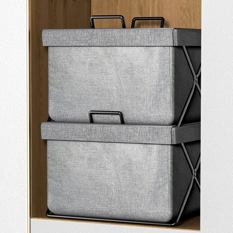 Dormitorio armario cesta de almacenamiento hogar cajón de tela plegable cesta de almacenamiento ropa interior pantalones ropa plegable caja de almacenamiento