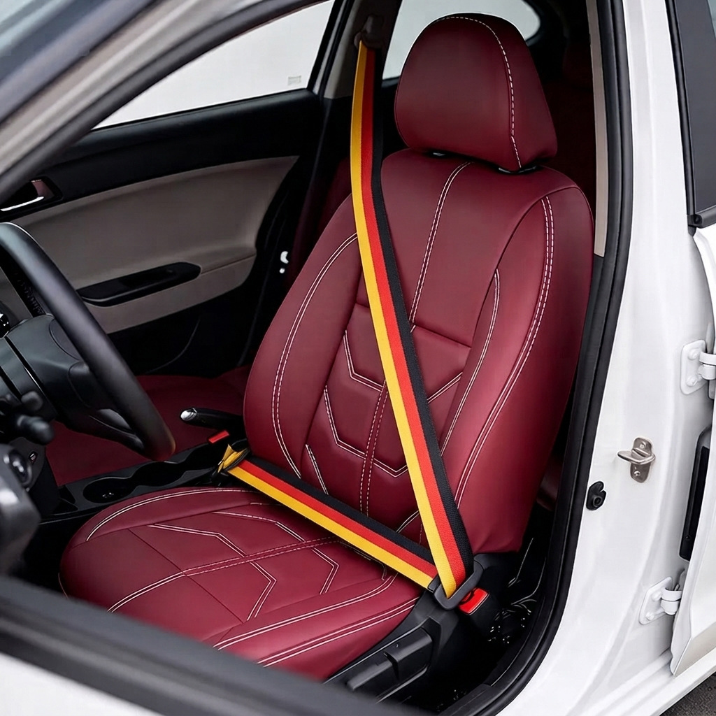 Universal car seatbelt 3.6m with a length and width of 4.8CM, suitable for most car modifications, high-quality seatbelt