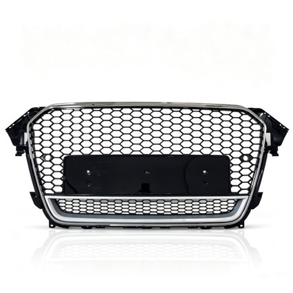 Suitable for Audi A4 B8 modified with RS4 front grille 2008-2012 A4 upgraded front bumper ventilation mesh