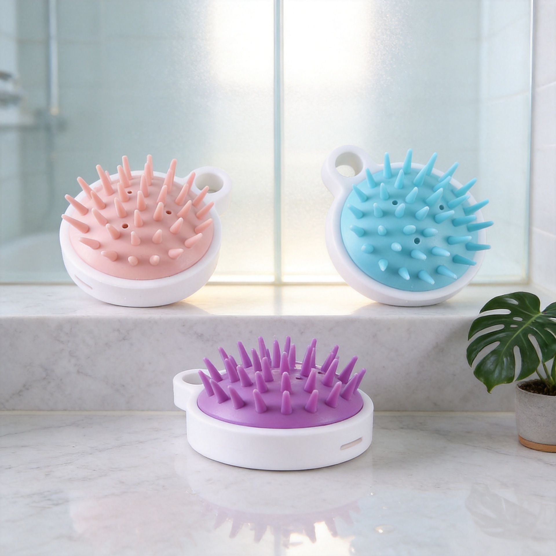 Champú de estilo japonés artefacto masaje peine cabeza para adultos champú cepillo pinza de pelo champú de silicona cepillo de limpieza del cuero cabelludo