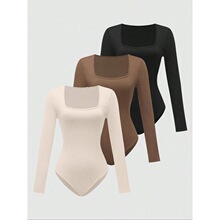 P 36246 Ribbed Long Sleeve Bodysuit ���������� ŷ���羳