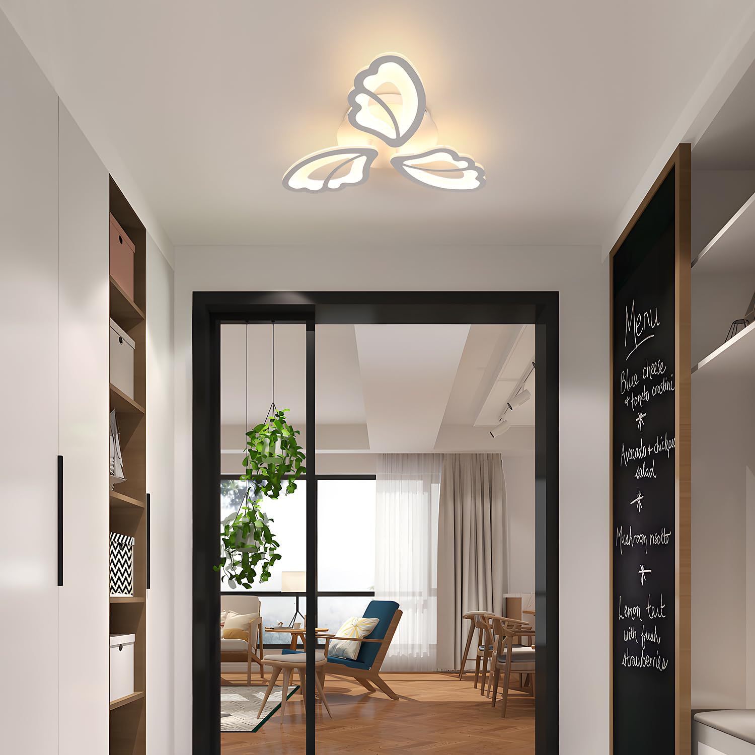 Lampada da soffitto led moderna nordica dimmerabile per corridoio_voghion.com
