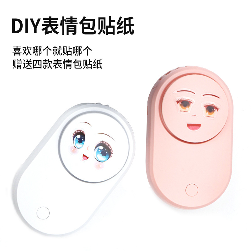 Venta al por mayor injerto pestañas secador de pelo DIY mini ventilador de expresión 3-velocidad de carga USB cordón pestañas pequeño ventilador