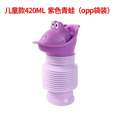 Kempinq və səyahət | car urinal for boys - kids-purple-frog-opp-bag-packaging