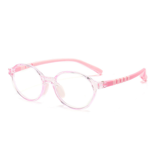 新款防蓝光眼镜小学生近视眼镜架女儿童硅胶镜框4-14岁眼镜框男