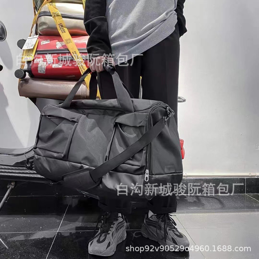 Bolsa de viaje para hombres y mujeres con separación en seco y húmedo, bolsa de mensajero portátil de gran capacidad, bolsa para viajes de negocios de corta distancia, bolsa de fitness, bolsa de entrenamiento