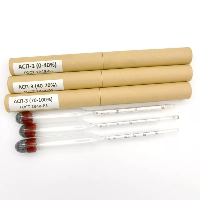 酒精比重计0-100度白酒酒度计单支玻璃白酒测试计仪表厂家批发