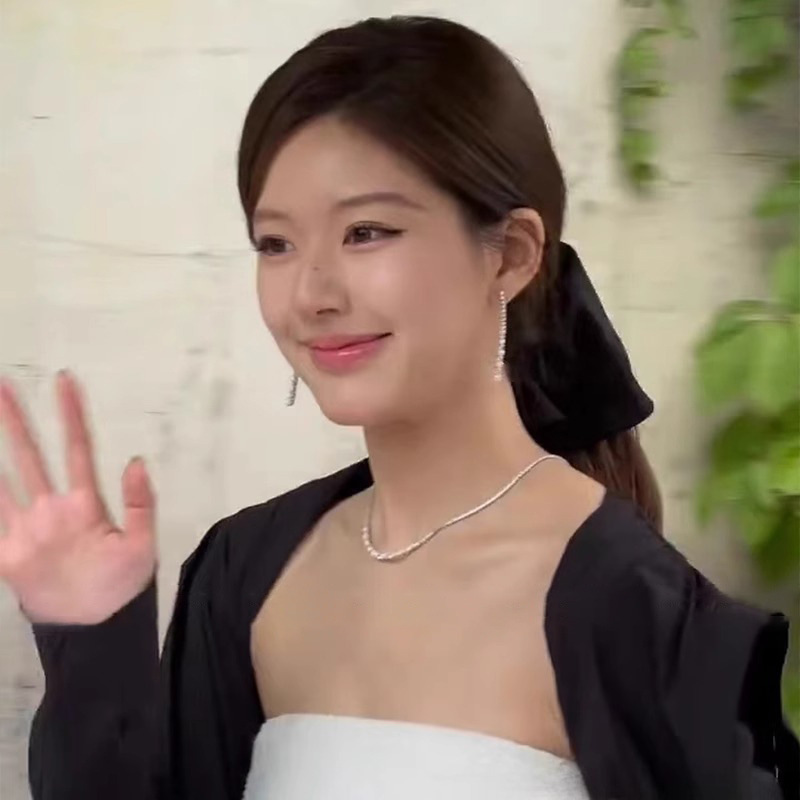 Fan Bingbing con almohada para dormir anillo de cabello de satén femenino cuerda de cabello de intestino grueso temperamento retrógrado cuerda de cabeza de banda de estómago grande