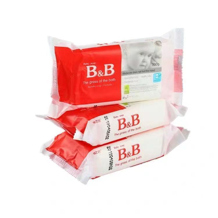 Grass Bath Baby Laundry Soap Baby Soap 200g Children's Diaper Soap 6 Pieces Free Shipping Hand Wash Underwear Laundry Soap