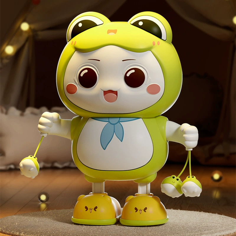 Танцевальная игрушка, тренировочная для новорожденного, лягушка, 1 год, 3 месяца