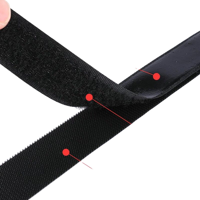 Cortina de gancho de doble cara velcro cortina de puerta texturizada adhesivo de doble cara adhesivo de doble cara sin marcas de hebilla hembra adhesivo ventana de pantalla