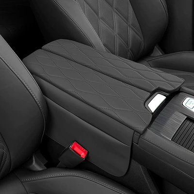 Armrest Cover Heightening Pad Leather – Armrest box pad - 26-units-of-changan-cs75-plus-black