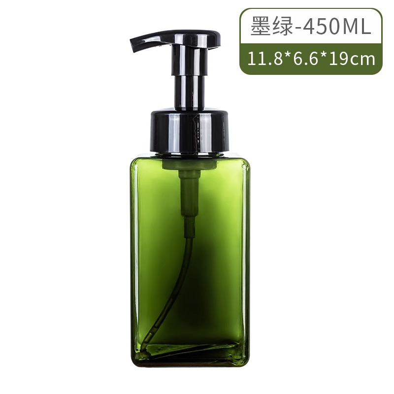 Màu xanh lá cây đậm 450ML (một gói) [chai tạo bọt]