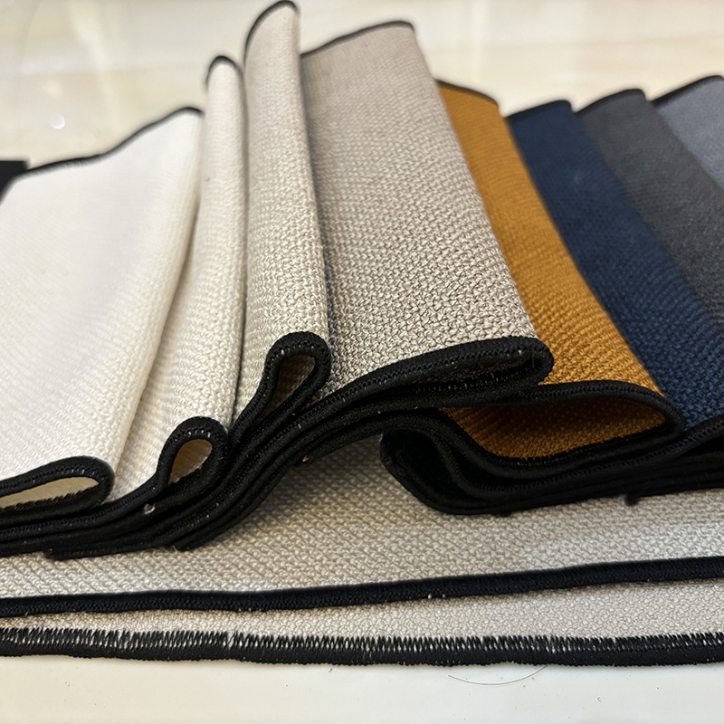 纯色加厚仿麻面料沙发布抱枕布窗帘布装饰布厂家直供环保家纺