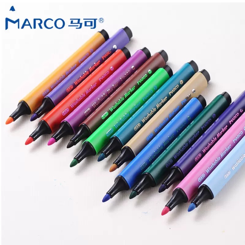 Marco niños/estudiante arte pintura triángulo varilla lavable 12/24/36 color acuarela pluma 4630