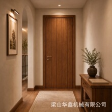 实木卧室门老榆木复古单开门民宿客栈包间门酒店中式木门室内套门