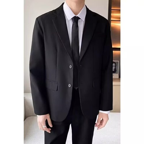 Spring and Autumn New Business Suit Jacket for Men, Formal Professional Suit Set with a Sense of Sophistication, Leisure Western Suit, Complete Set for Men, Trendy