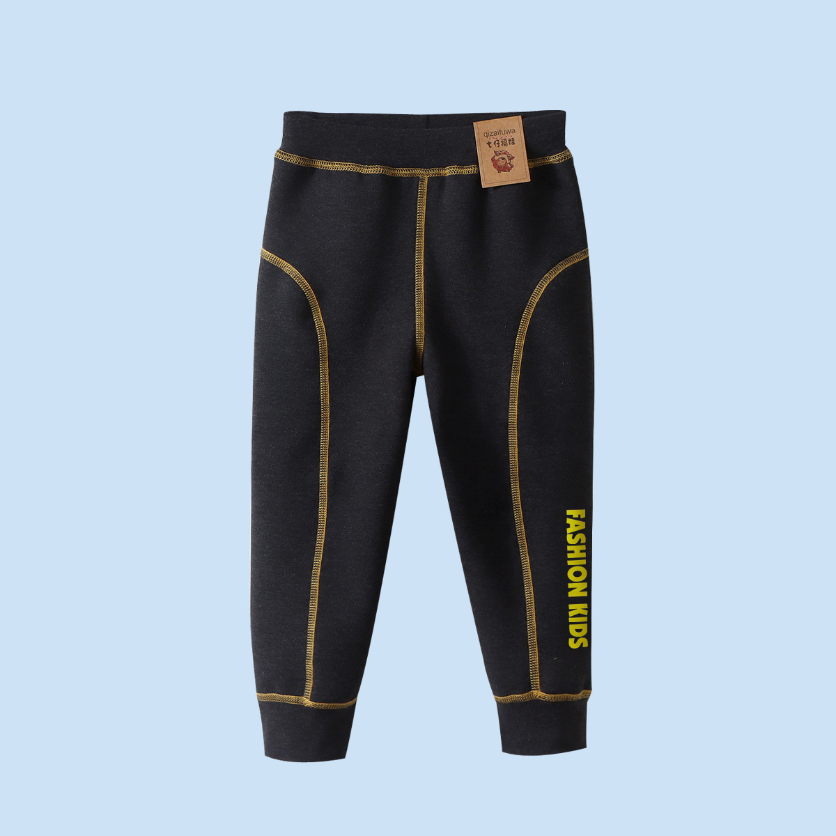 Pantalones de otoño para niños pantalones de calentamiento gruesos para niñas niños pantalones de algodón para estudiantes sin hueso de terciopelo leggings al por mayor