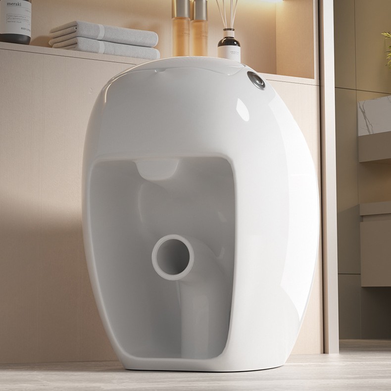 Toilet huevo inodoro asiento de inodoro fila de pared P-trapmm180 vivienda apartamento hotel fábrica al por mayor simple