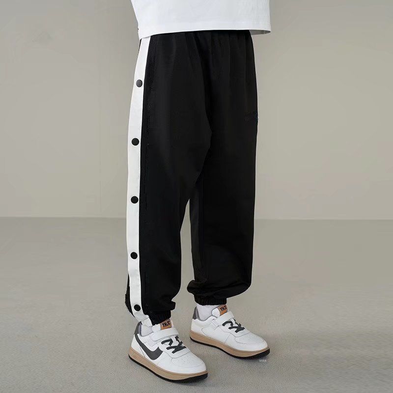 2022 Boys' Sports Pants Full-open Seconds Off Buckle Pants Big Boy Height Children's Basketball Training Pants Full-open Buckle 2022 Boys' Sports Pants Full-open Seconds Off Buckle Pants Big Boy Height Children's Basketball Training Pants Full-open Buckle