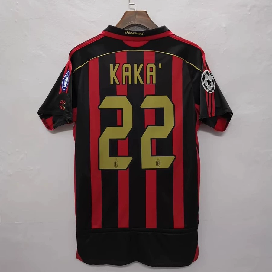 Футбольная форма AC Milan Calcanl Naldo England French Brazil World Cup ретро джерси