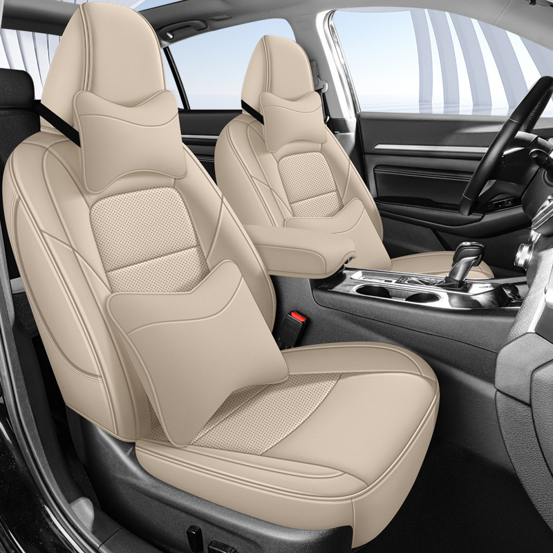 Modelə uyğun (Original) oturacaq örtükləri – Universal Nissan Sylphy 2012-2024 - beige
