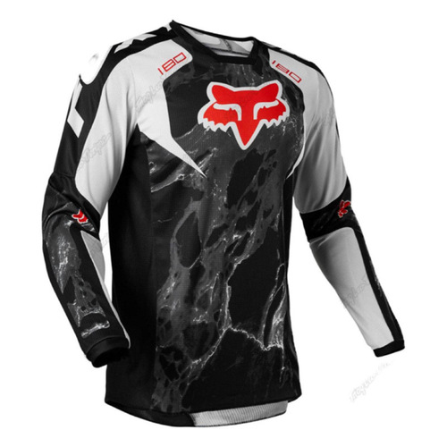 Long bicycle fox long-sleeved speed surrender motorcycle downhill clothing breathable quick-drying cycling clothing factory straight