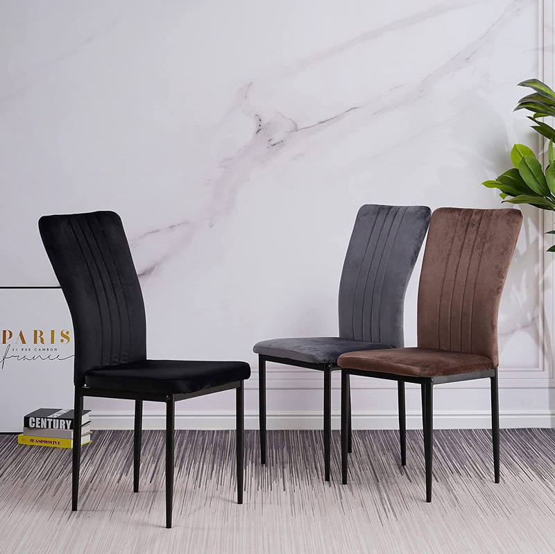 Sillas de comedor exportadas por Amazon sillas de comedor lujosas sillas de respaldo de alta calidad sillas de mesa de comedor modernas y simples image 3
