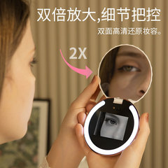 ホット販売スマート UV 化粧鏡ハンドヘルド LED 美容皮膚日焼け止め検出化粧鏡外国貿易ホットスタイル