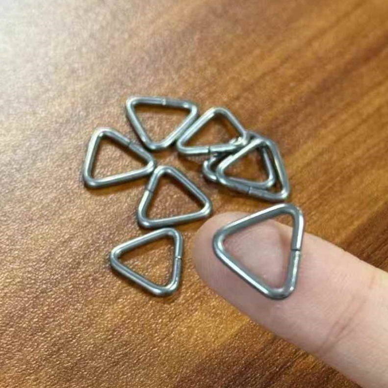 厂家热销 304不锈钢三角环 实心空心无缝链接焊接 三角形连接扣
