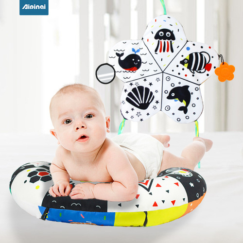 Aipinqi new baby tummy pillow baby head-up training pillow newborn learning tummy exercise pillow U-shaped pillow